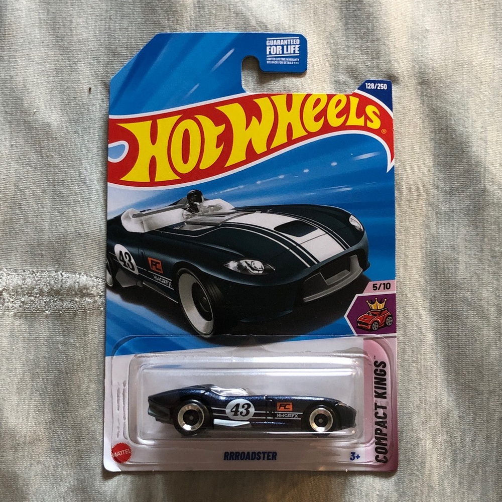 Blue Roadster Toy Car